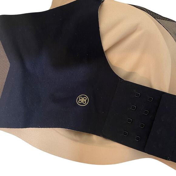 Honeylove CrossOver Runway Black Mesh Wireless Bra Size 1X - Picture 4 of 6